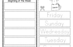 Days Of The Week Worksheet Free Printable Digital PDF