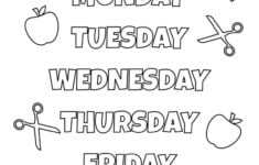 Days Of The Week Worksheets Printables 50 Free Pages Printabulls