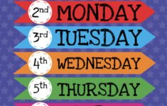 Days Of The Week Worksheets Printables 50 Free Pages Printabulls