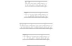 Days Of The Week Worksheets Printables 50 Free Pages Printabulls