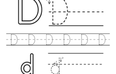 Free Letter D Alphabet Learning Worksheet For Preschool