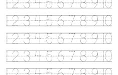 Free Number Tracing Worksheets Paper Trail Design