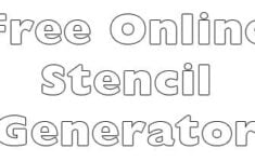 Free Online Word Stencil Generator Raspberry Swirls