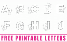 Free Printable Letters And Alphabet Letters Freebie Finding Mom