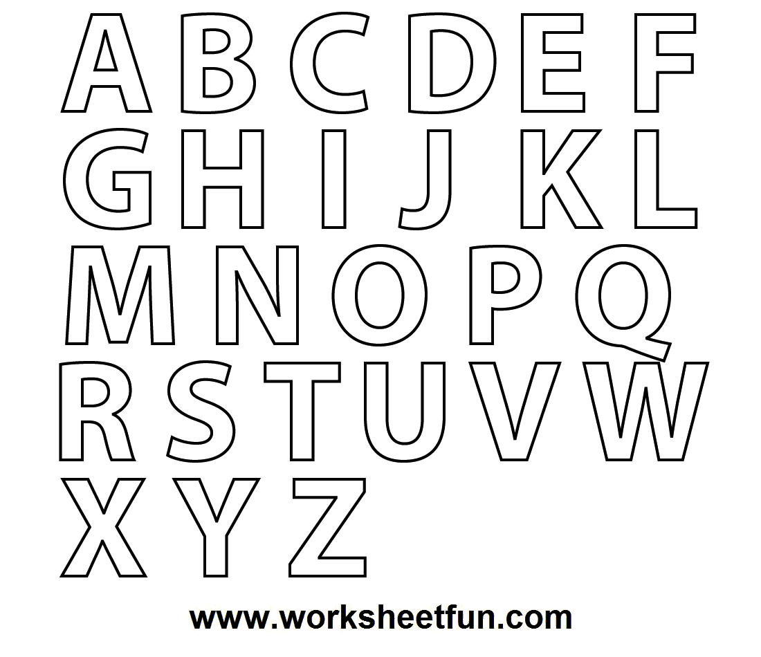 Free Printable Worksheets Letters Coloring Worksheet A To Z Alphabet ...