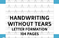 Handwriting Without Tears Letter Formation A Z Printable Etsy