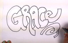 How To Draw Your Name Cool Letters Grace In Graffiti Letters MLT YouTube