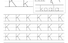 Letter K Writing Practice Worksheet Free Kindergarten English Worksheet For Kids