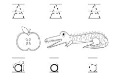 Letter Tracing Practice Sheet For The Letter A printables exercises cr Handwriting Worksheets For Kindergarten Alphabet Writing Worksheets Alphabet Writing