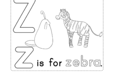 Letter Z Alphabet Activity Worksheet Doozy Moo