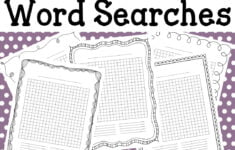 Make Your Own Word Search Puzzles Printable Download