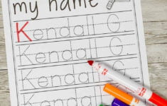 Name Writing Practice Editable Tracing Template The Primary Parade