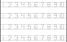 Number Tracing 1 10 Worksheet FREE Printable Worksheets Worksheetfun