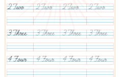Numbers 1 To 100 Spellings In Cursive Writing Worksheets SuryasCursive