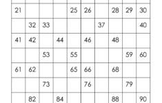 Numbers To 100 Fill In The Missing Numbers Worksheet Digital