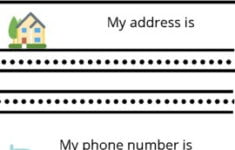 Practice Writing My Name Address And Phone Number By KinderGarden SMARTS