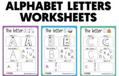 Printable Alphabet Letters Worksheets Super PACK