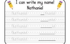 Printable Custom Name Tracing Worksheet Name Practice Sheet Etsy