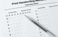 Printable Handwriting Worksheets5 Pages Letters Words And Etsy Singapore