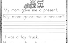 Printable Kindergarten Writing Sentences Worksheets GoodWorksheets