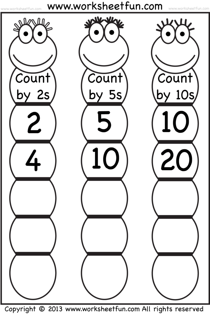 Skip counting by 2 5 and 10 worksheet free printable worksheets