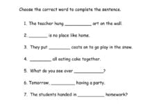 There Their Or They re Worksheet