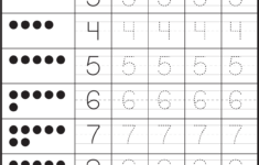 Tracing Numbers 1 10 Worksheets Preschool Worksheets Numbers Preschool Kindergarten Math