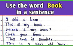 Use The Word Book In A Sentence Make Sentences From Word Book YouTube