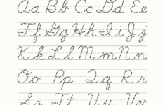 Writing Cursive Letters Enchanted Learning