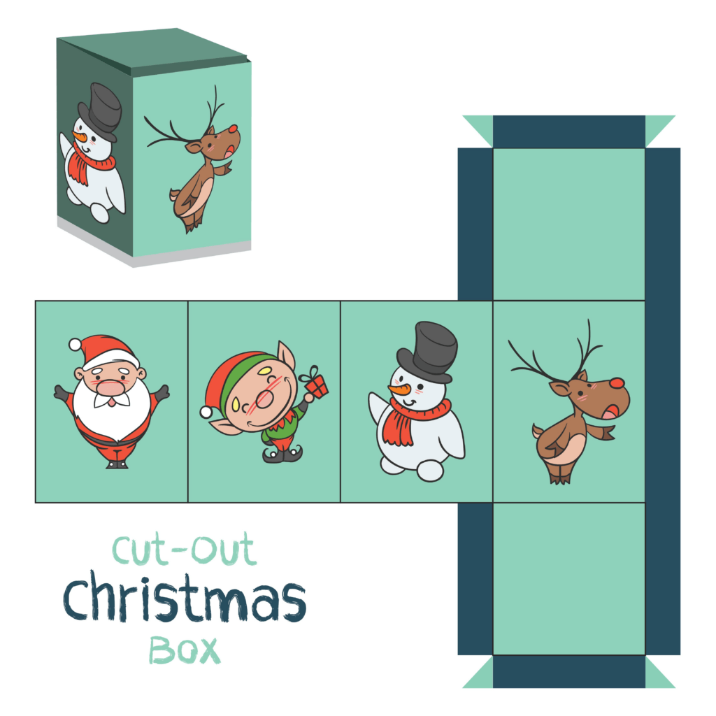 Free Printable Christmas Box Templates - Free Printable