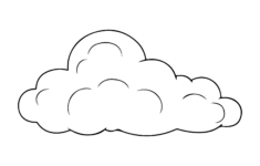 10 Best Free Printable Cloud Template Printablee