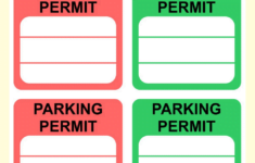 10 Best Free Printable Parking Permit Template Tag Template Free Template Printable Templates Printable Free