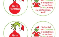 10 Best Grinch Pills Printable Tags Printablee