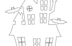 10 Best Haunted House Pattern Printable Printablee