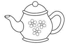 10 Best Printable Tea Pot Printablee