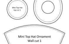 10 Best Printable Top Hat Pattern Printablee
