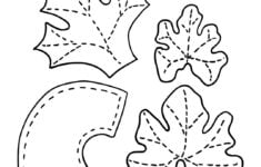 10 Best Pumpkin Leaf Template Printable Printablee