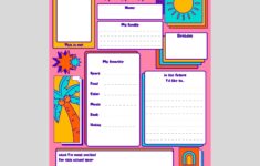 10 Best Student All About Me Printable Printablee