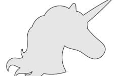 10 Best Unicorn Stencils Free Printable Printablee