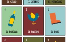 11 Best Mexican Bingo Cards Free Printable Printablee