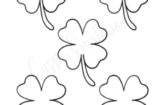 12 Cute Four Leaf Clover Printable Templates Cassie Smallwood