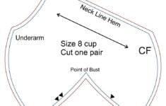 13 Best Bra Cup Pattern Printable Printablee