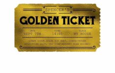 13 Editable Golden Ticket Templates Free Downloads