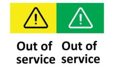 16 Most Useful Out Of Service Signs In Printable Format Free Printable PDF Signs