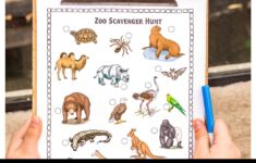 20 FREE Zoo Scavenger Hunt Printables For Kids S For Kids