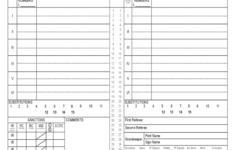 2022 Volleyball Score Sheet Fillable Printable PDF Forms Handypdf