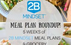 2B Mindset Meal Plans Grocery List Roundup Weekly Dinner Plan Roundup Confessions Of A Fit Foodie