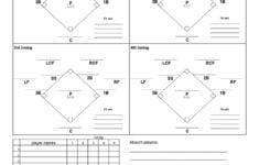 33 Printable Baseball Lineup Templates Free Download TemplateLab