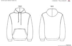 39 Blank Hoodie Templates Hoodie Mockups TemplateLab