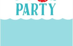 4 Free Printable Summer Party Invitations Pool Party Invitation Template Party Invite Template Pool Party Invitations